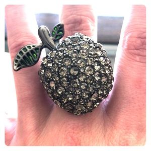 Marc Apple Rhinestone ring  